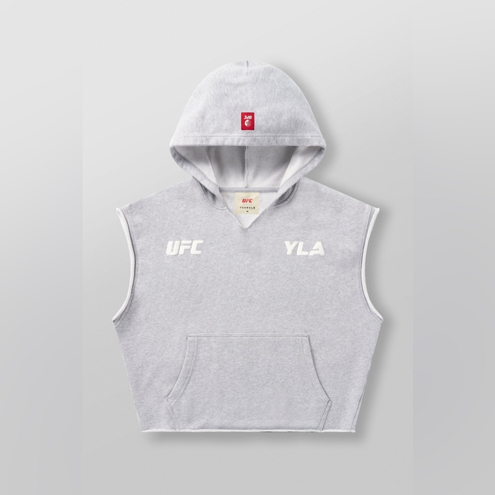 New YoungLa UFC cut off hoodie! Color Grey